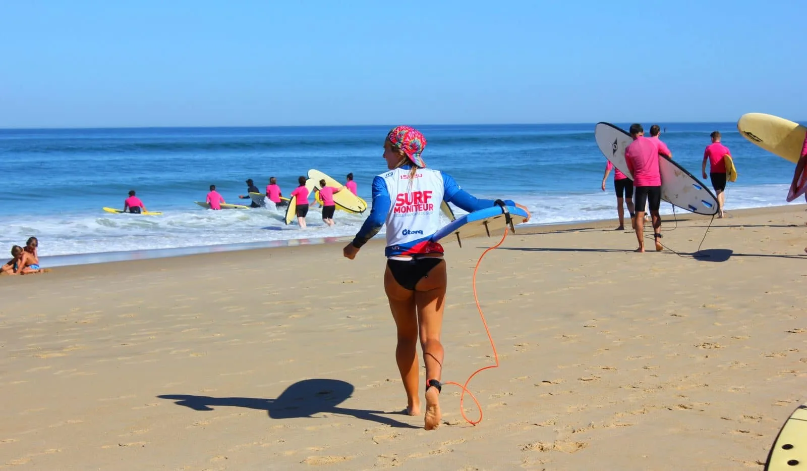Monitrice de surf à Seignosse