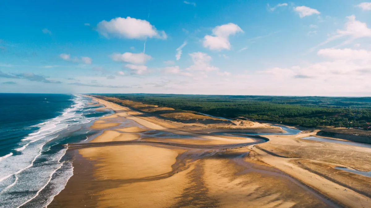 Littoral - vue aérienne - drone