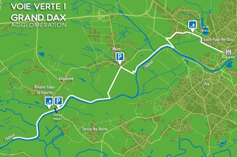 Voie verte 1 du Grand Dax