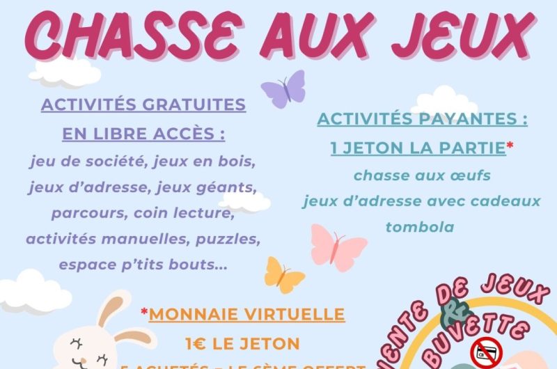 29 MARS Chasse aux jeux