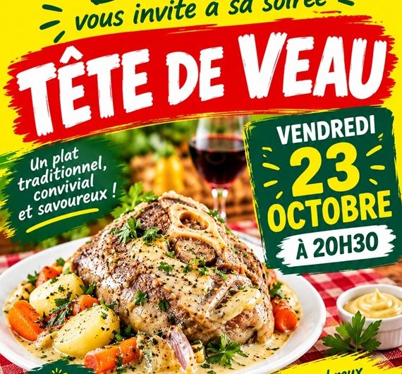 Affiche Tête de veau 23.10.2026