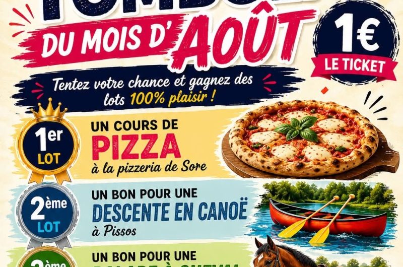 Affiche tombola Pissos