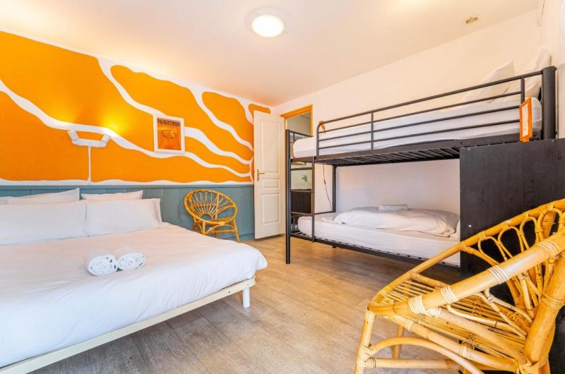 Au Bon Landais chambre jaune 4