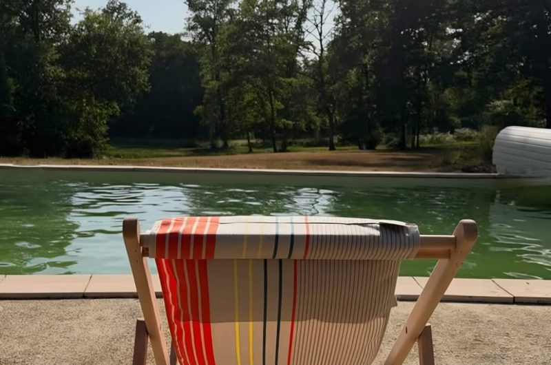 BOUR – Moulin de Pouyhéré – Piscine – ©Marie CHAMFEUIL