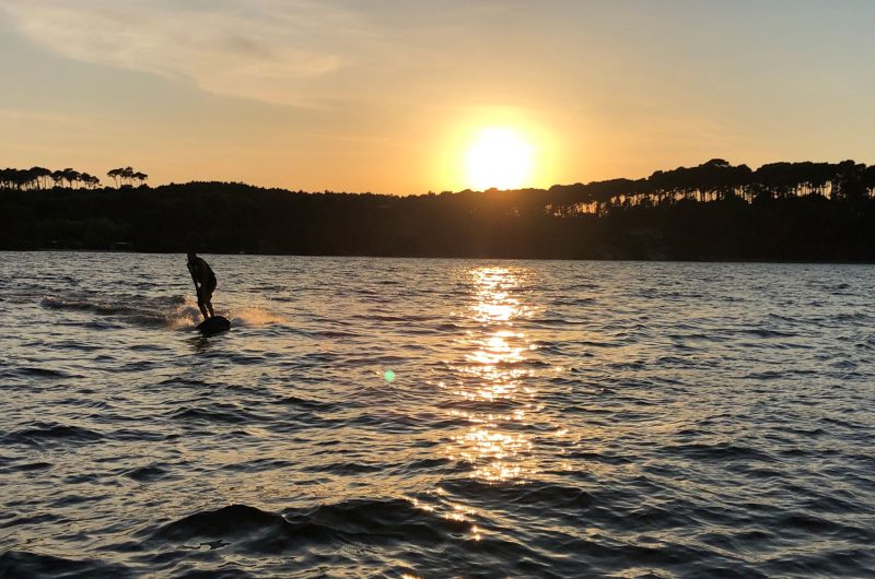 Bisca glisse Photo coucher de soleil