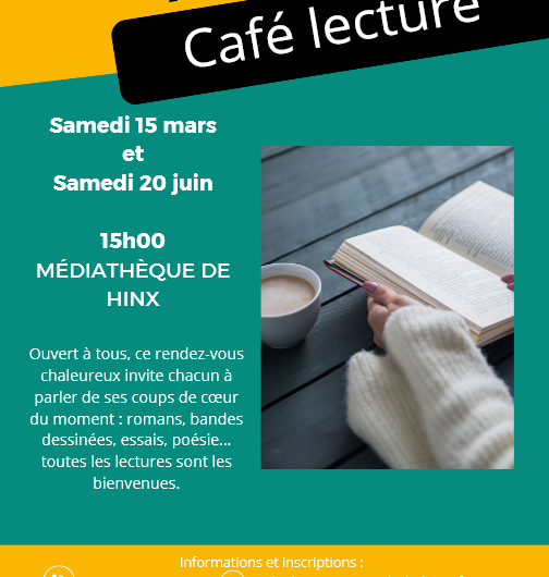 Café lecture 15 MARS+20 JUIN Hinx