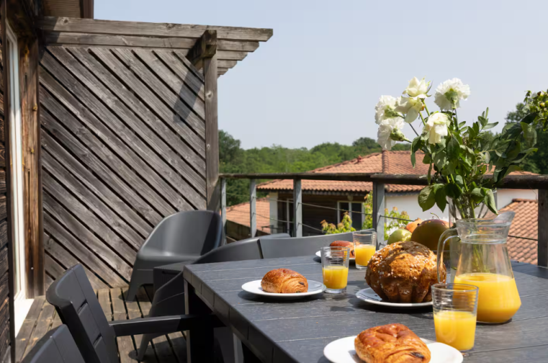 Cassen-lespritlandes-terrasse vue sur les bois@Mercier