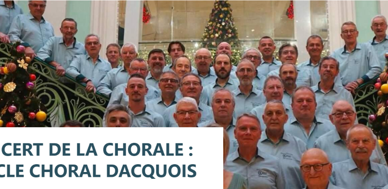 Concert Cercle Choral Dacquois