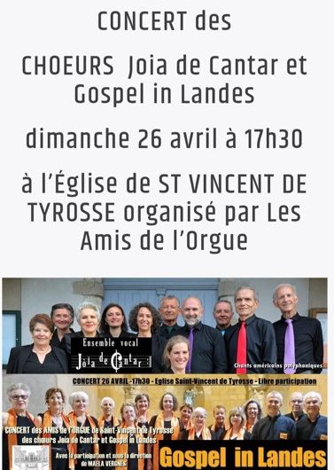 Concert gospel in landes