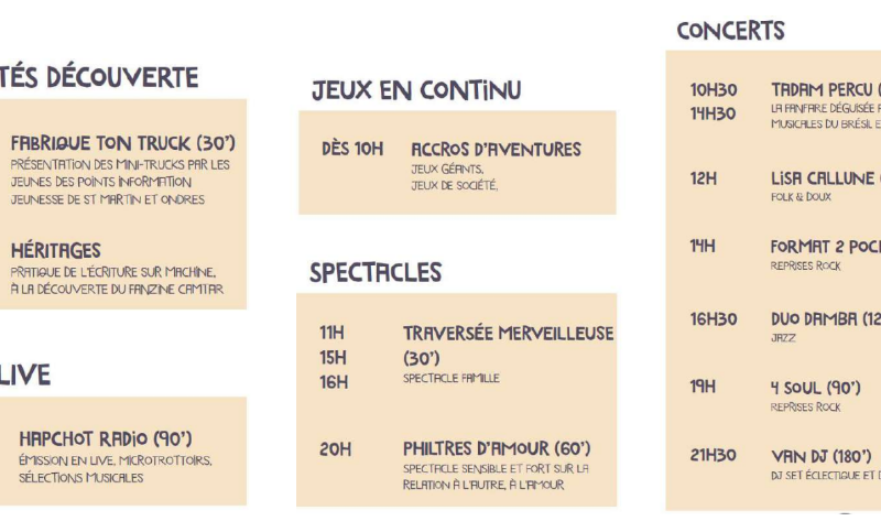 Festitruck 2026 programme
