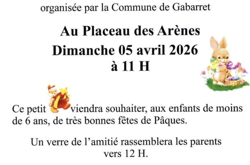 Gabarret – Chasse aux oeufs de Pâques – 5 Avril