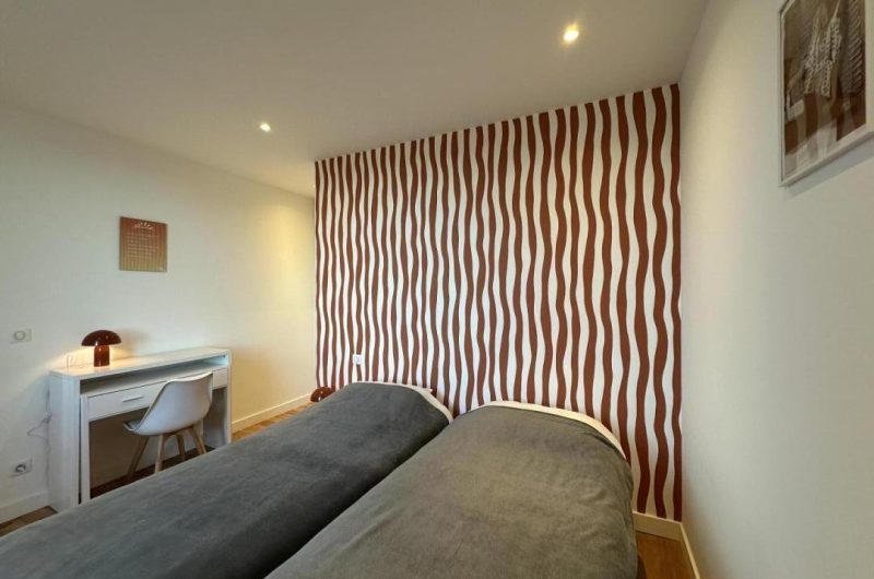 Gîte du Muth Chambre étage chambre double 2 lits ©GDF