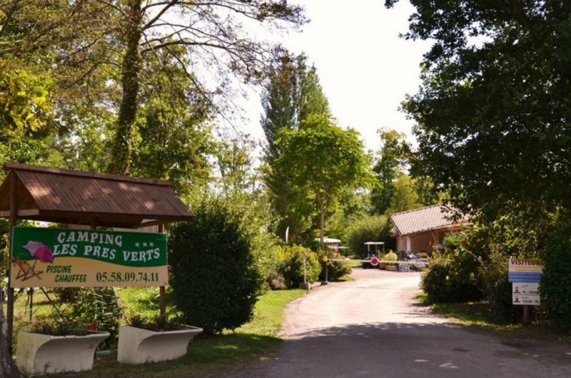 Entrée du camping  Les Prés Verts