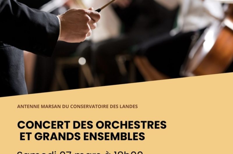 Hontanx – Concert des orchestres et grands ensembles – 7 Mars