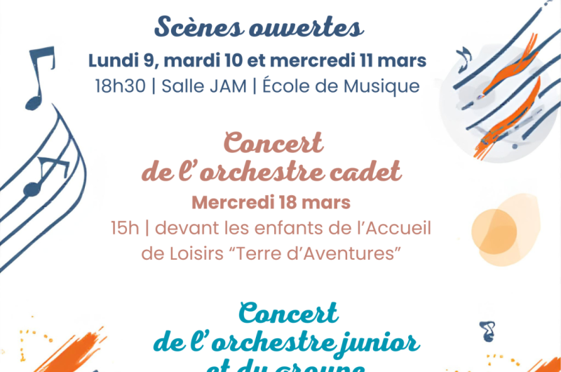 LES RENDEZ-VOUS MUSICAUX DE MARS 2026 – 1