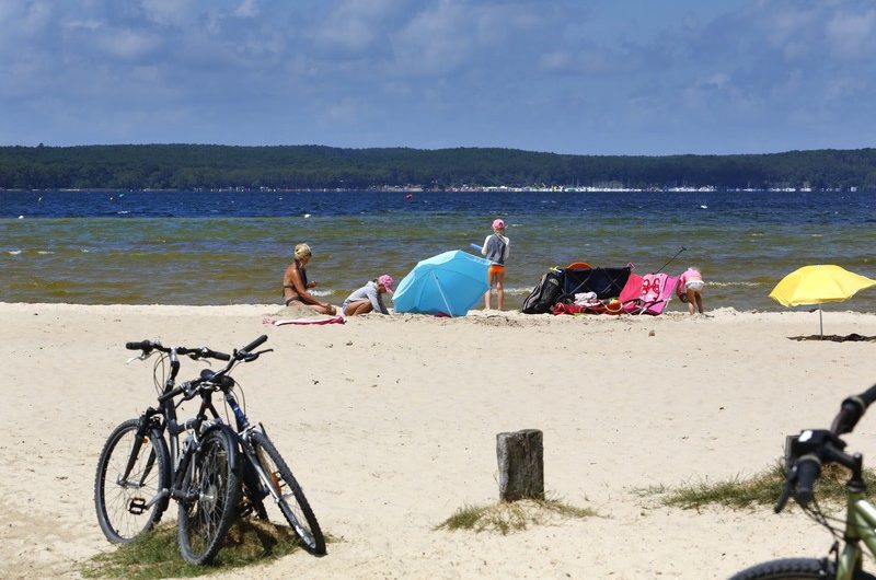 Lac de Biscarrosse_plage_sable