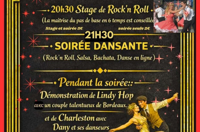 Lacquy – Stage & Soirée dansante – 15 Mai