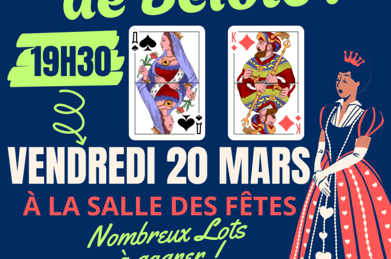 Losse – Concours de belote – 20 Mars