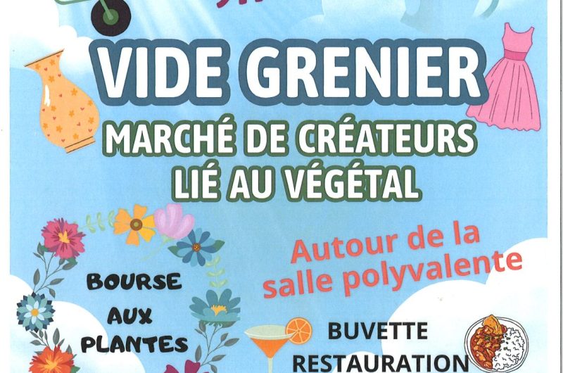 Losse – Vide grenier & Marché de créateurs lié au végétal – 3 Mai