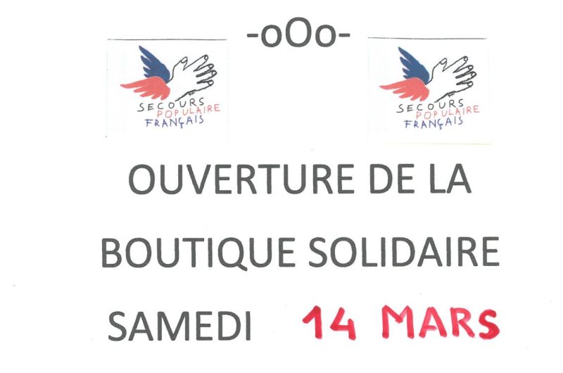 OUVERTURE BOUTIQUE SOLIDAIRE