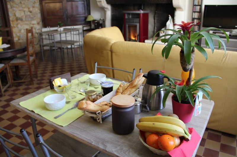 Odé – un petit-déjeuner préparé avec soins par vos hôtes