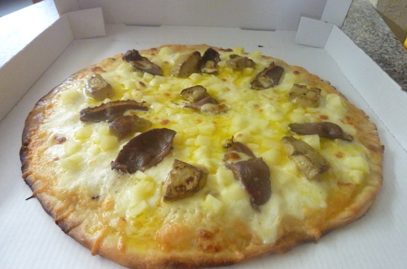 Pizza au foie gras Escapade