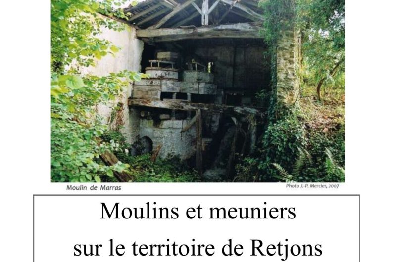 Retjons – Conférence Moulins et meuniers – 18 Avril