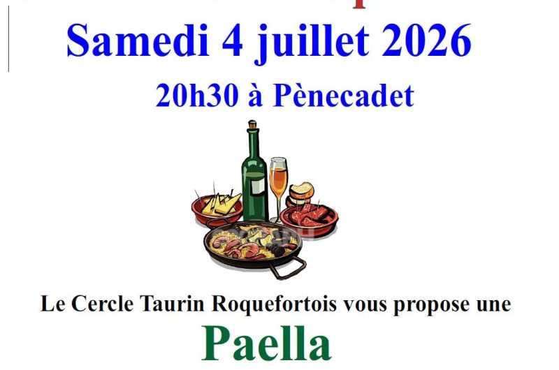 Roquefort – Repas Paëlla – 4 Juillet