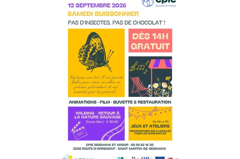 Retouches visuels Tourinsoft animations – Samedi Buissonnier 12 septembre