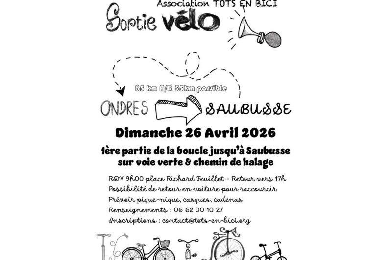 Sortie vélo Tots en Bici 26 avril 2026