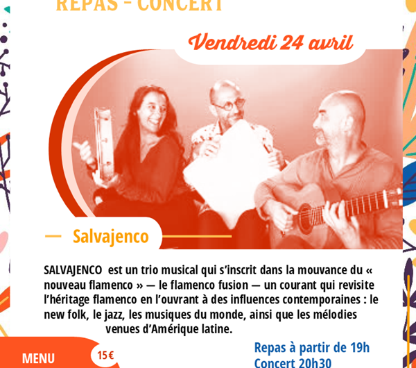 affiche CONCERT – Salvajenco