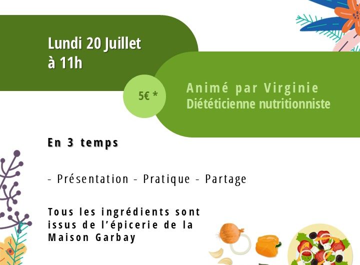 affiche CULINAIRE presentation 07-20