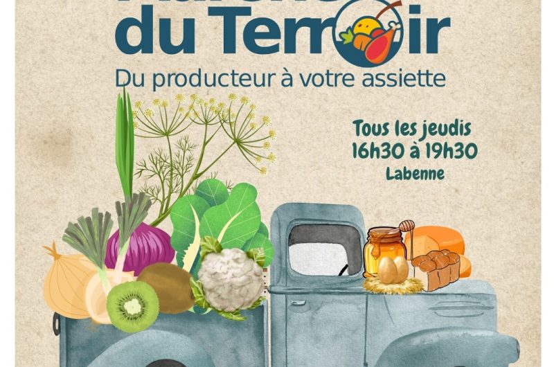 affiche marché Labenne_marché terroir Labenne
