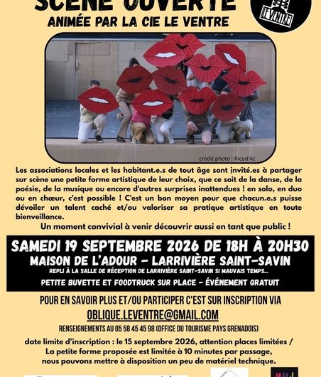 affiche scène ouverte Le Ventre – finale