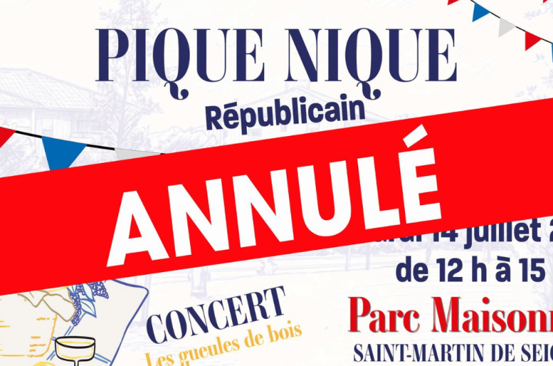 Animation TS ANNULÉ REPORTÉE – annulé pique-nique st martin