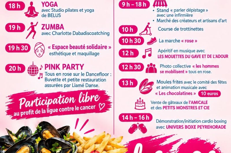 octobre rose port de lanne
