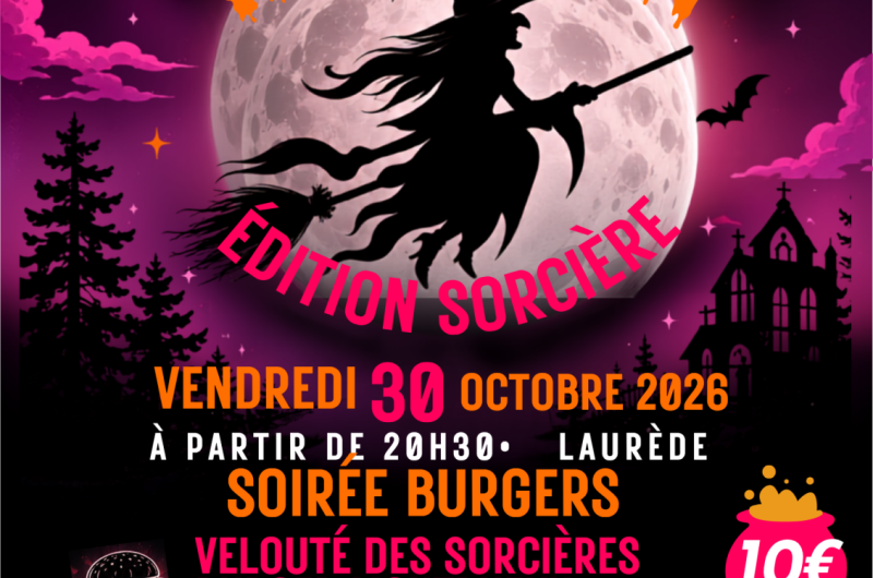 Affiche Halloween Laurède 26 – 2