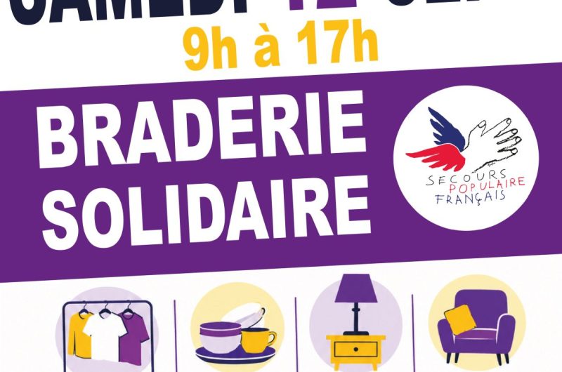secours populaire braderie 26