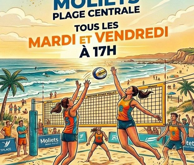 tournois Beach volley mardi vendredi oti landes atlantique sud moliets 26